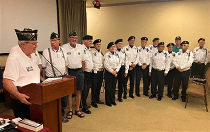 "Oro Valley American Legion Post 132 Color Guard Members."