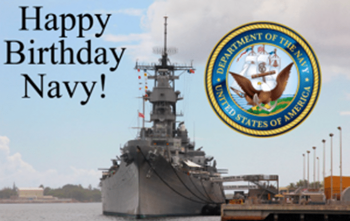 Happy Birthday U. S. Navy.